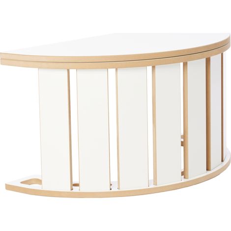 Garronda Set 2 in 1 Kletterbogen mit Tischplatte Montessori Spielzeug ab 1 Jahr GD-0061 (Weiß Kletterbogen mit Tischplatte)