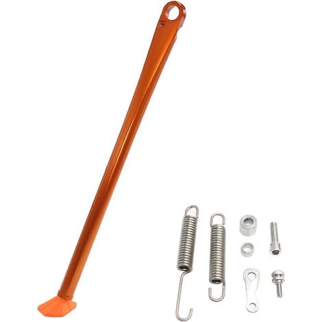 Béquille latérale de moto pour 125 250 350 450 Orange--