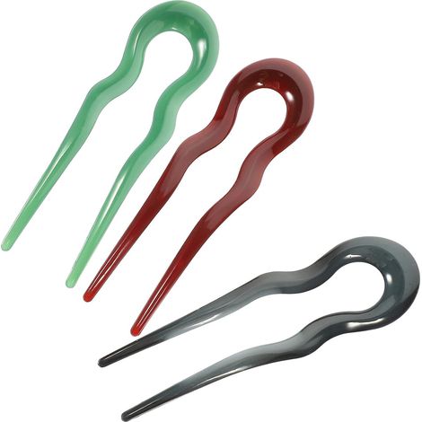 Pieces Elegant Vintage U-Shaped Hairpins for Buns (1/5)