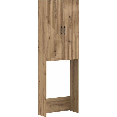 Toilettenschrank HAARLEM Artisan-Eiche 66 x 25,5 x 190 cm vidaXL (1/5)