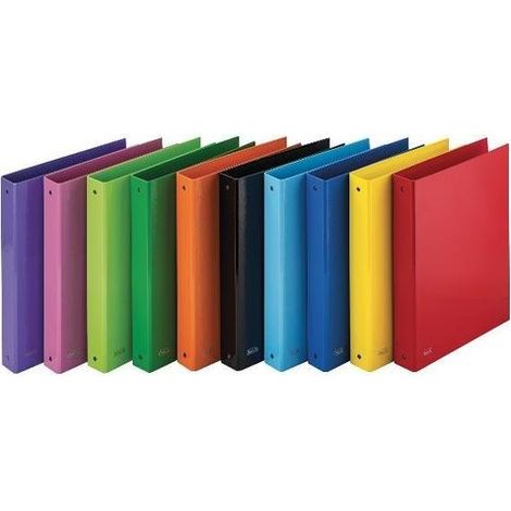 Favorit 400152300 raccoglitore ad anelli Nero, Blu, Verde, Arancione, Rosa, Viola, Rosso, Giallo