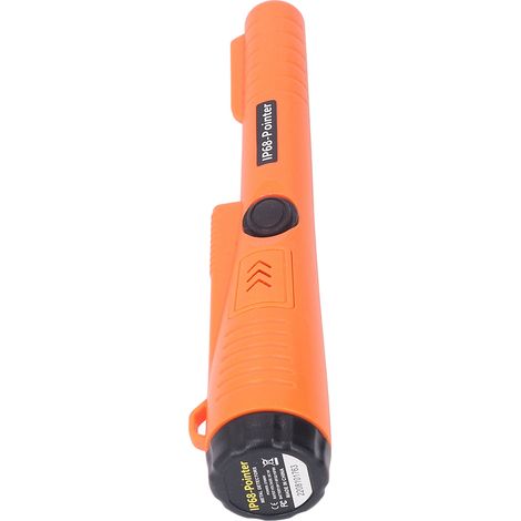Détecteur de métaux professionnel portable pour chasse au trésor, outil de fouille or, pour enfants et adultes, orange (1/5)