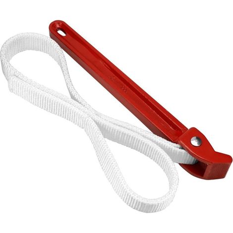 Cléà filtre à huile universelle, Sangle nylon longueur 865 mm épaisseur 6 mm, Réglable jusqu'au diamètre max Ø160 mm
