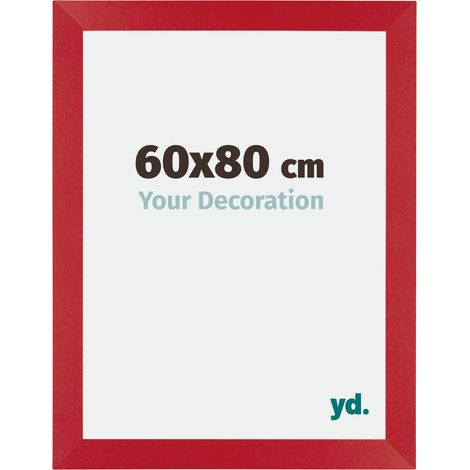 Cadre Puzzle 60x80 cm - cm - Rouge - MDF - Mura. (1/5)
