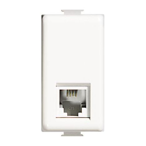 Am5958/11N Connecteur Téléphonique RJ11 K10 Blanc Mat
