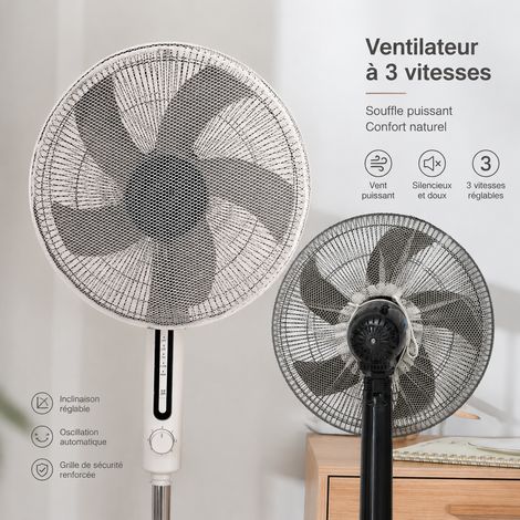 Housse de protection pour ventilateur intégrale 18 pouces 450 mm à cordon 450mm 50 23 18 22 × 18 × 0,3 cm 92 g – Livraison gratuite