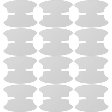 Lot de 12 autocollants de protection de peinture transparents pour poignées de portière de voiture, film de protection anti rayures pour tous les types de véhicules et accessoires de voiture (1/5)