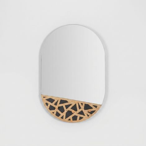 WALL MIRROR C/APP-ABITI CARV CM 60X5,3X90 (1/5)