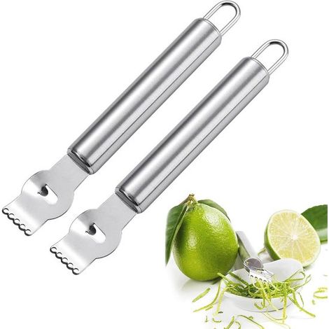 Zitronen- und Limettenschäler – Edelstahl, spülmaschinenfest, ideal für Cocktails