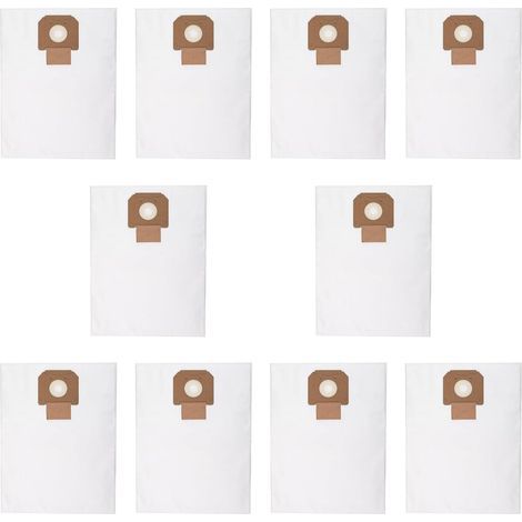 Pack of 10 high-performance, wear-resistant, reusable dust bags for models VB090F VAC090, 55 x 42 cm (1/5)