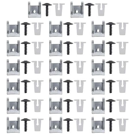 clips de fixation à vis N90775001 avec écrous de verrouillage extensibles, œillets, vis Torx, écrous en U pour passage de roue, pare-chocs, panneaux (1/5)