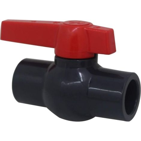 Vanne pvc a coller 32mm vanne boisseau spherique robinet a bille sphere pour piscine (1/4)