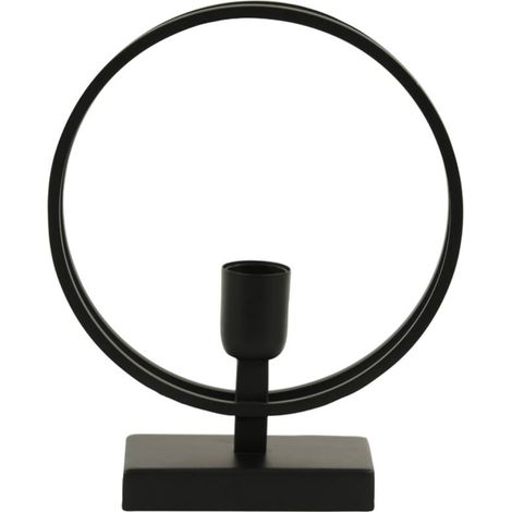 Light & Living - lámpara de mesa - Rudra - negro - metal -