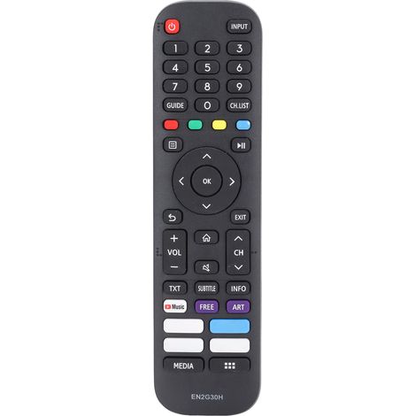 Télécommande TV EN2G30H, télécommande de remplacement durable pour Hisense H43A7500F 43A7300F Smart TV (1/5)