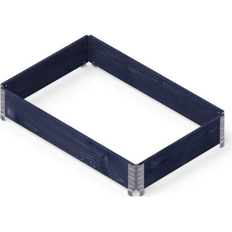 Carré potager Gardenbox 120 x 80 cm Noir