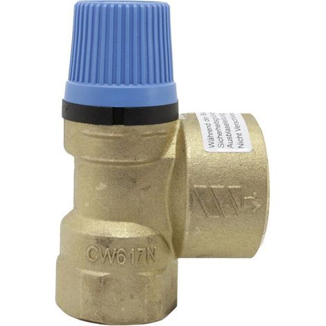 Watts – Soupape de sécurité sanitaire 10 bar – Sortie majorée femelle 1/2' (15/21) et 3/4' (20/27) – Laiton pour installations sanitaires (1/3)
