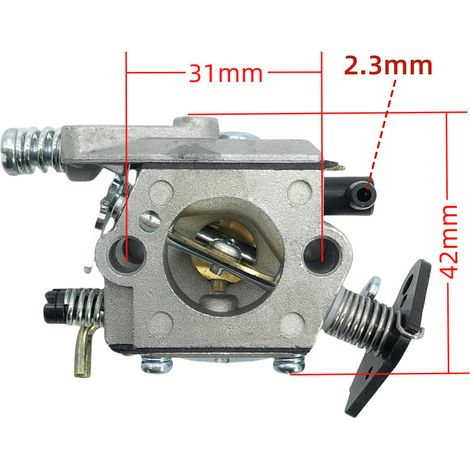 Carburateur de remplacement pour outil électrique moteur 3800 38cc – Convient aux petites machines de jardin 2 temps – Ré (1/5)