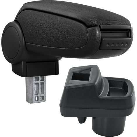 Bracciolo Centrale per Opel Corsa F - Tessuto Nero pro.tec