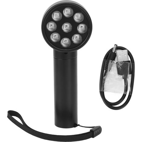 Lampe LED rouge infrarouge beauté portable à main, réduit la douleur, améliore la circulation sanguine, soin de la peau pour le corps. (1/5)