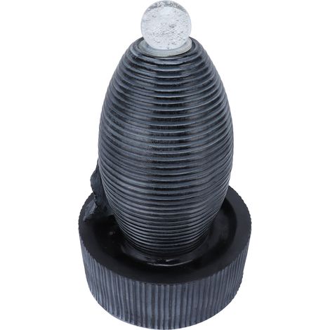 Feng-Shui-Tischbrunnen aus Kunstharz, chinesische Vase, Wohndekoration, 220-V-EU-Stecker (1/5)