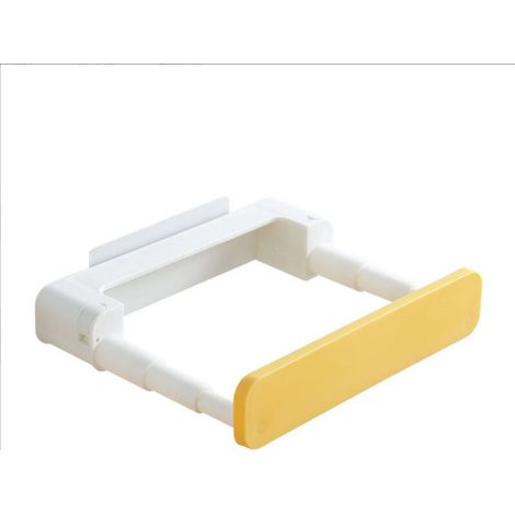 Portaoggetti retrattile senza foratura per lavelli da bagno e da cucina porta asciugamani (1/5)