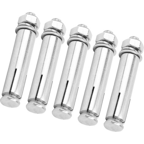 50 vis d'expansion en acier inoxydable, chevilles d'expansion pour trous, accessoires pour perceuses électriques, M6x50 (1/5)