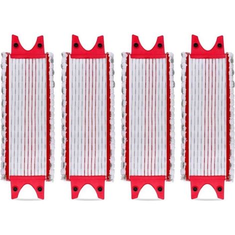 4er-Pack Ersatz-Mikrofasertücher für Vileda UltraMax, UltraMax Plus und Easy Wring UltraMax Carlin. Wischmopp-Reinigungstücher (1/5)