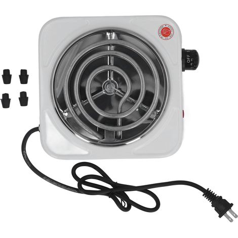 1000W Plaque électrique à tube chauffant en spirale, petit réchaud électrique 110V prise US pour décoction