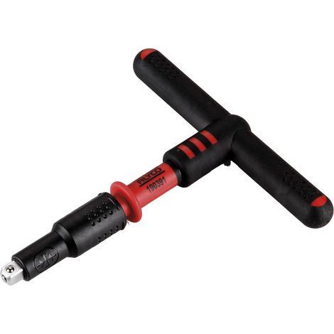 MANGO EN T 1/4" AISLADO 125 MM