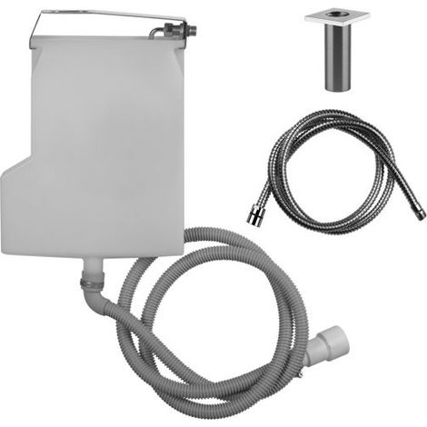 Racor de manguera Gessi Securflex, Rosette Rettangolo/Quadro,