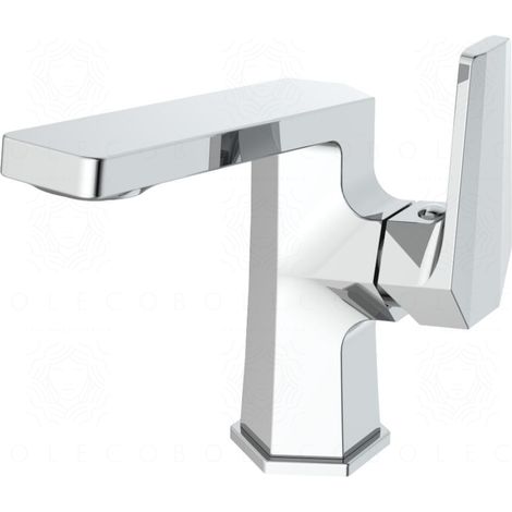 Rubinetto lavabo monocomando con leva laterale Hera – cromo (1/4)