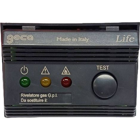 Rilevatore Gas Gpl Ad Incasso Per 503 Antracite 230Vca (Geca Cod. 36910683)