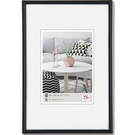 walther design Nero 50 x 60 cm Galeria Cornice in plastica KB060H (1/5)