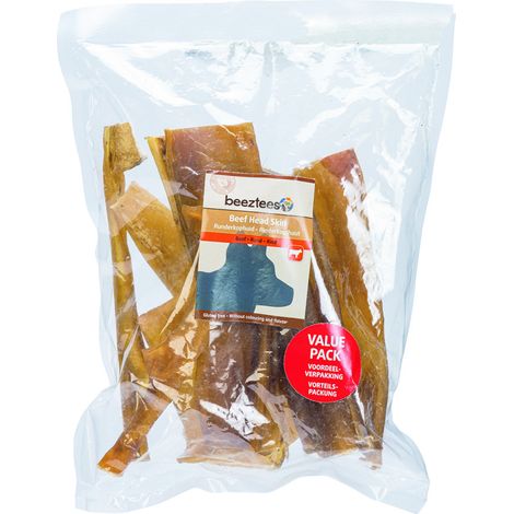 Beeztees Hundesnack Rinderkopfhaut 500 g