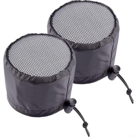 Ventilation filter cover for grow tents with elastic band and secure buckles, waterproof filter cover made of Oxford fabric for plant growing tents (15.2 cm) (1/4)