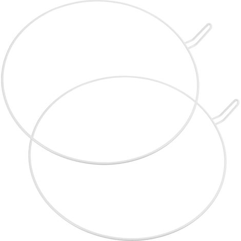 Lot de 2 anneaux support métalliques ronds pour berceau (1/5)