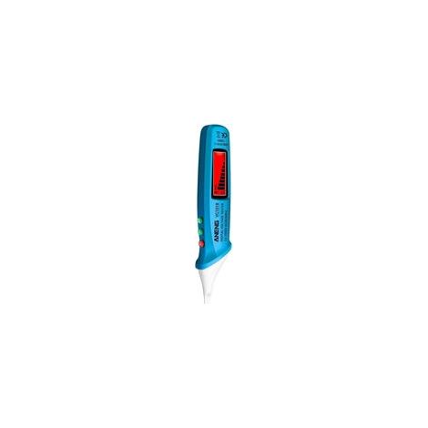 Testeur de tension numérique LCD sans contact 12 V-1000 V Testeur de stylo multifonctionnel Détecteur de tension AC/DC Crayon de test de batterie de continuité électrique avec alarme sonore et