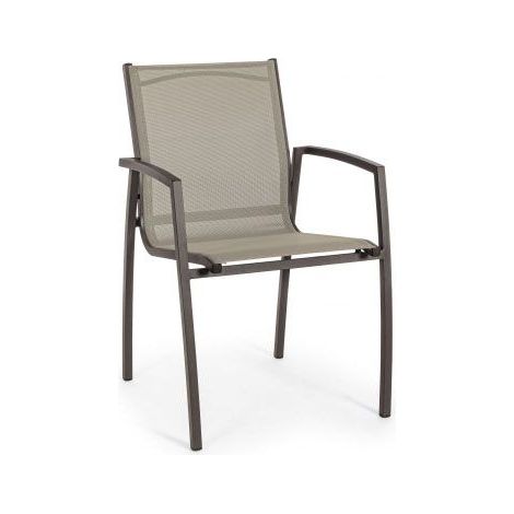 Sedia da giardino bizzotto hilde in alluminio bianco (1/2)