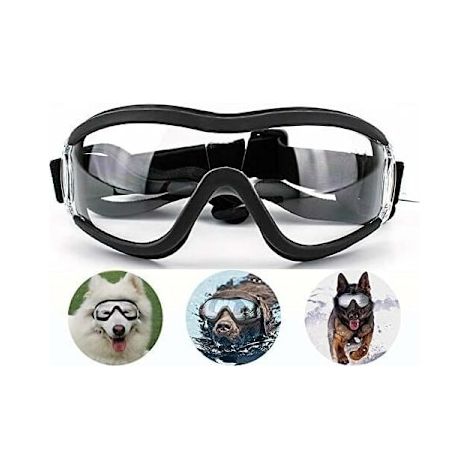 Filiyano-Lunettes pour chien réglables, lunettes de soleil pour chien, protection UV, coupe-vent et imperméables pour chiens moyens et grands (1/5)
