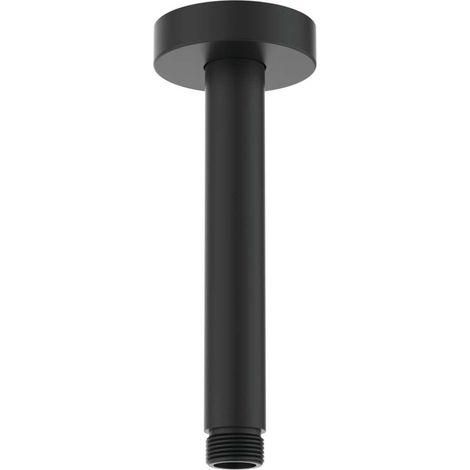 Ideal Standard Idealrain - Braccio doccia a soffitto 15 cm, nero B9446XG (1/3)