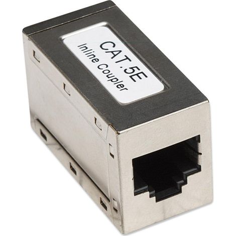 INTELLINET Accoppiatore RJ45 Schermato Cat. 5E  Femmina/Femmina (1/4)