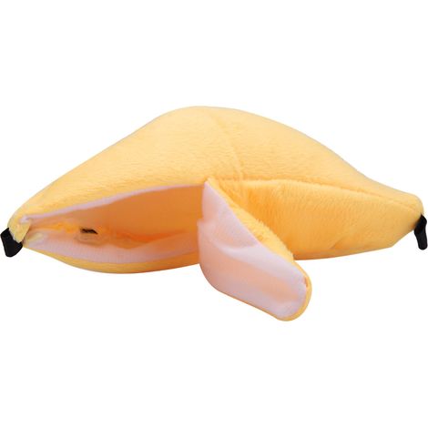 Lit suspendu pour animaux de compagnie, nid en velours en forme de banane pour hamac de Hamster (jaune) (1/5)