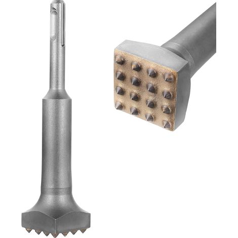 Burin SDS Plus, Foret Beton Burins Pour Perforateur, Burin À Percussion Électrique SDS Plus À 16 Dents À Tête Carrée Pour Murs, Dalles, Ponts et Béton (1/5)