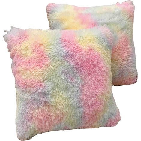 2 fundas de cojín con cremallera invisible, de suave piel sintética, ideales para decorar sofás y camas. (1/5)