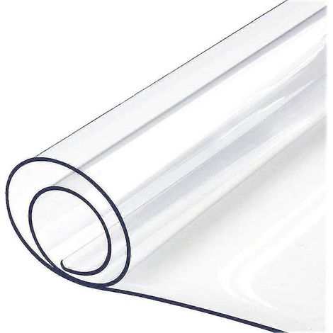 Nappe transparente de 1 mm, imperméable, en PVC, antidérapante - 60 x 120 cm (1/5)