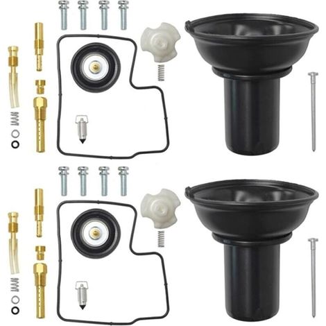 Kit di riparazione carburatore in 2 pezzi per Honda VT600C VLX600 Steed 600 – guarnizioni valvole e componenti di tenuta