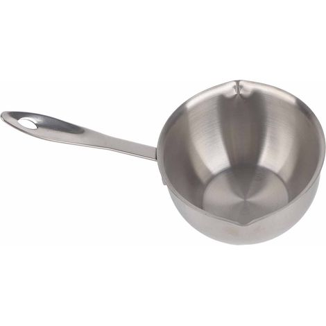 All-in-One-Butterdose/Butterwärmerlöffel aus Edelstahl mit flachem Boden, induktionsgeeignet, Mini-Milchtopf, kleiner 300-ml-Topf (1/5)