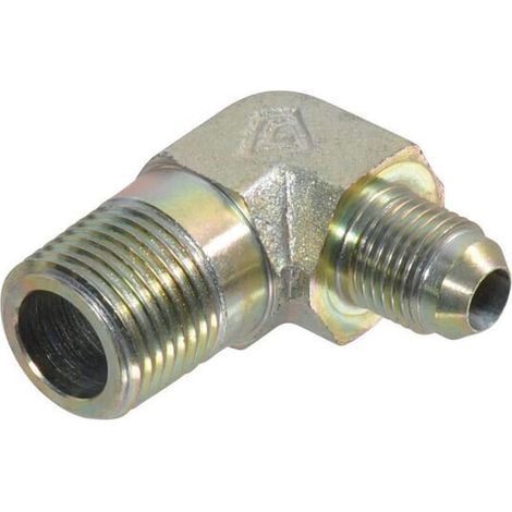 Racor acodado macho UNF/NPT 1/2-1/4 ALFAGOMMA KIN0804