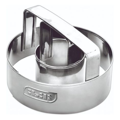 Ibili Cortador Plateado 9 cm para Donuts