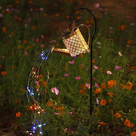 Kettle Solaire - Luminaire Décoratif Extérieur avec Figurine Père Noël - IP65 Étanche - Hauteur 81 cm - Pour Jardin Terrasse Pelouse - 1 Pièce (1/5)